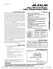 MAX5515ETC datasheet pdf MAXIM - Dallas Semiconductor