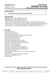 M2S28D40ATP-75 datasheet pdf Mitsubishi Electric Corporation