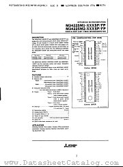 M34225M2-XXXFP datasheet pdf Mitsubishi Electric Corporation