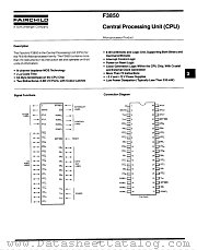 F3850 datasheet pdf Fairchild Semiconductor