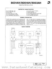 P8051 datasheet pdf Advanced Micro Devices