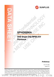 SPHE8200A datasheet pdf SunPlus