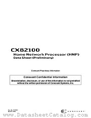 CX82100 datasheet pdf Conexant