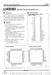LH0080 datasheet pdf SHARP