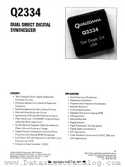 Q2334 datasheet pdf QUALCOMM Incorporated