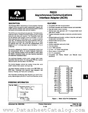 R6551 datasheet pdf Rockwell