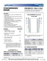 MT48LC2M8A datasheet pdf Micron Technology