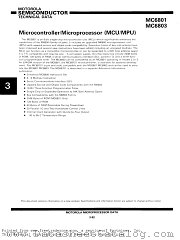MC6803 datasheet pdf Motorola