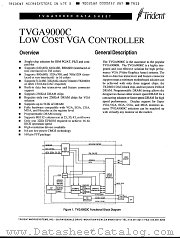 TVGA9000C datasheet pdf Trident