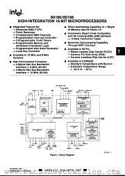 R80186 datasheet pdf Intel