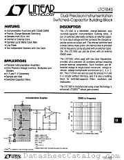 LT1043M datasheet pdf Linear Technology