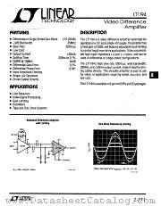LT1194M datasheet pdf Linear Technology