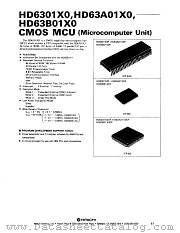 HD63A01X0CP datasheet pdf Hitachi Semiconductor