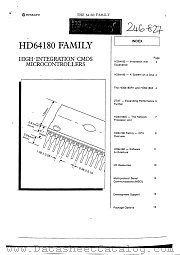 HD64180R1P6 datasheet pdf Hitachi Semiconductor