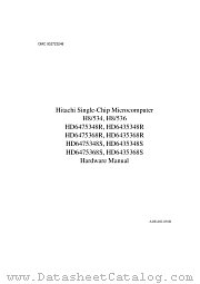 HD6435368SV datasheet pdf Hitachi Semiconductor