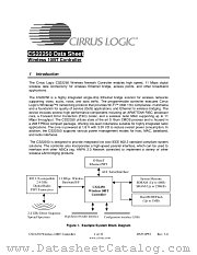 CS22250 datasheet pdf Cirrus Logic