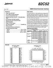 CD82C52 datasheet pdf Intersil