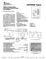 CD4060BD datasheet pdf Texas Instruments