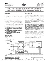 BQ24023DRC datasheet pdf Texas Instruments