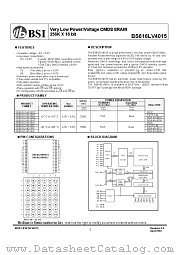 BS616LV4015DI datasheet pdf Brilliance Semiconductor