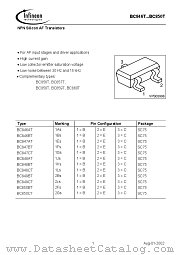 BC848AT datasheet pdf Infineon
