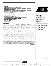 AT73C502 datasheet pdf Atmel