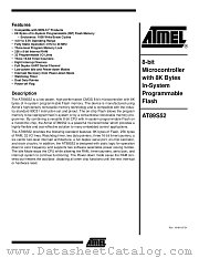 AT89S52-33AC datasheet pdf Atmel