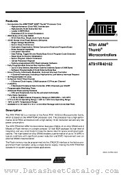 AT91FR40162-CI datasheet pdf Atmel