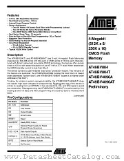 AT49BV004-12TC datasheet pdf Atmel