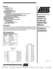 AT49F8192T-12RI datasheet pdf Atmel