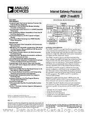 ADSP-21MOD870-000 datasheet pdf Analog Devices