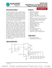 AAT3114ISN-20-T1 datasheet pdf ANALOGIC TECH