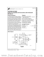 ADC0808CCJ datasheet pdf National Semiconductor