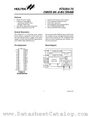 HT6264 datasheet pdf Holtek Semiconductor