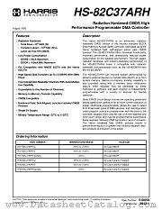 HS9-82C37ARH-Q datasheet pdf Harris Semiconductor