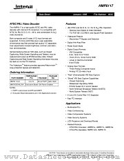 HMP8117CN datasheet pdf Intersil