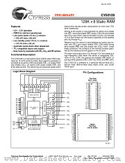 CY62128L-70SC datasheet pdf Cypress