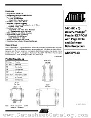 AT28BV64B-20TI datasheet pdf Atmel