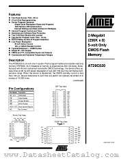 AT29C020-12JI datasheet pdf Atmel