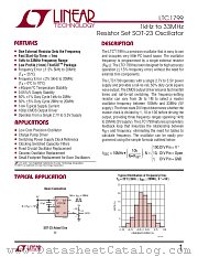 LTC1799IS5 datasheet pdf Linear Technology