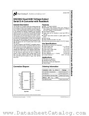 DAC0854CIN datasheet pdf National Semiconductor