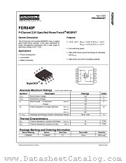 FDR840 datasheet pdf Fairchild Semiconductor