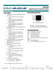 DS2740U datasheet pdf MAXIM - Dallas Semiconductor