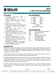DS75S datasheet pdf MAXIM - Dallas Semiconductor
