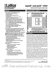 10321111 datasheet pdf Lattice Semiconductor