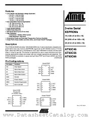 AT93C66W-10SC-1.8 datasheet pdf Atmel