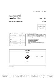 10BQ030PBF datasheet pdf International Rectifier