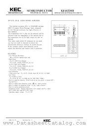 KIA6220H datasheet pdf Korea Electronics (KEC)