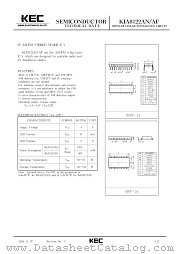 KIA8122AN datasheet pdf Korea Electronics (KEC)