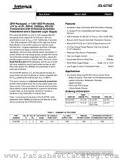 ISL4270EIR-T datasheet pdf Intersil